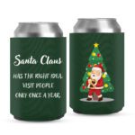 35. Custom Santa Christmas Coolers - Green