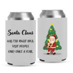 35. Custom Santa Christmas Coolers - White