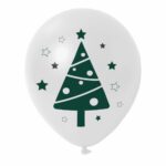4. Custom Balloons For Christmas - White