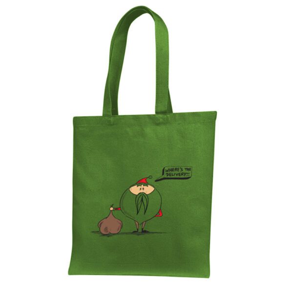 4. Green Custom Tote Bags For Christmas