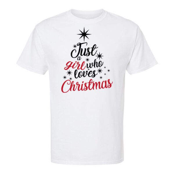 40. White Custom Wholesale Cotton Christmas T-shirt