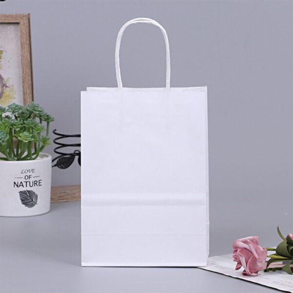 5 - custom paper bags-white