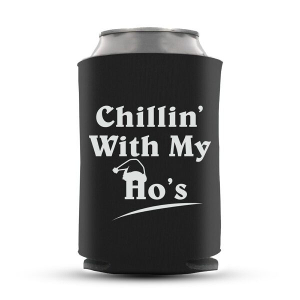 5. New Funny Christmas Koozies - Black