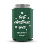 6. Christmas Koozies Invite - Green