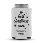 6. Christmas Koozies Invite - White