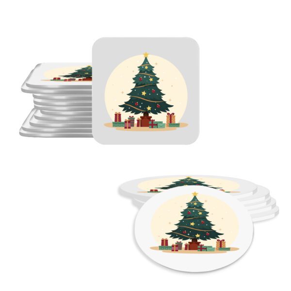 6. Full Color Christmas Coasters - Featured