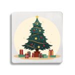 6. Full Color Christmas Coasters - Square