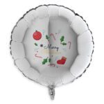 6. Round Christmas Balloons