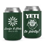 6. Wedding Koozies -Green