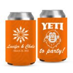 6. Wedding Koozies - Orange
