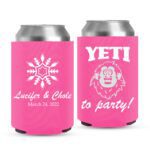 6. Wedding Koozies - Pink
