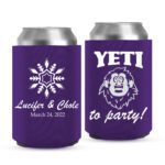 6. Wedding Koozies -Purple