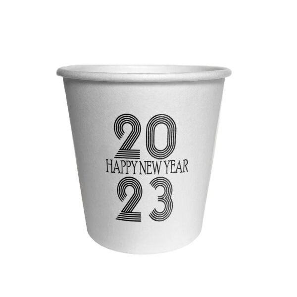 7. Happy New Year Custom Cups - 4oz