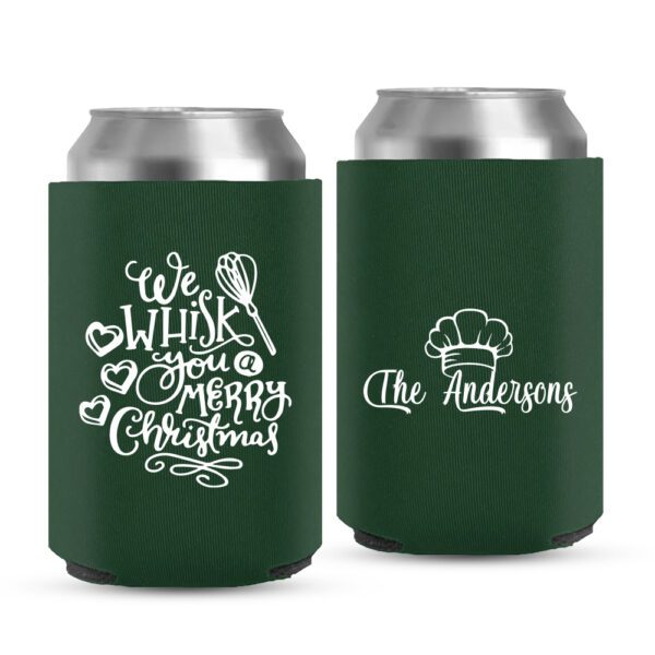 7. New Custom Koozies For Christmas - Green