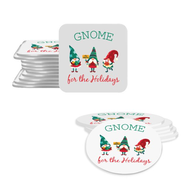 8. Customized Christmas Coasters - Featured