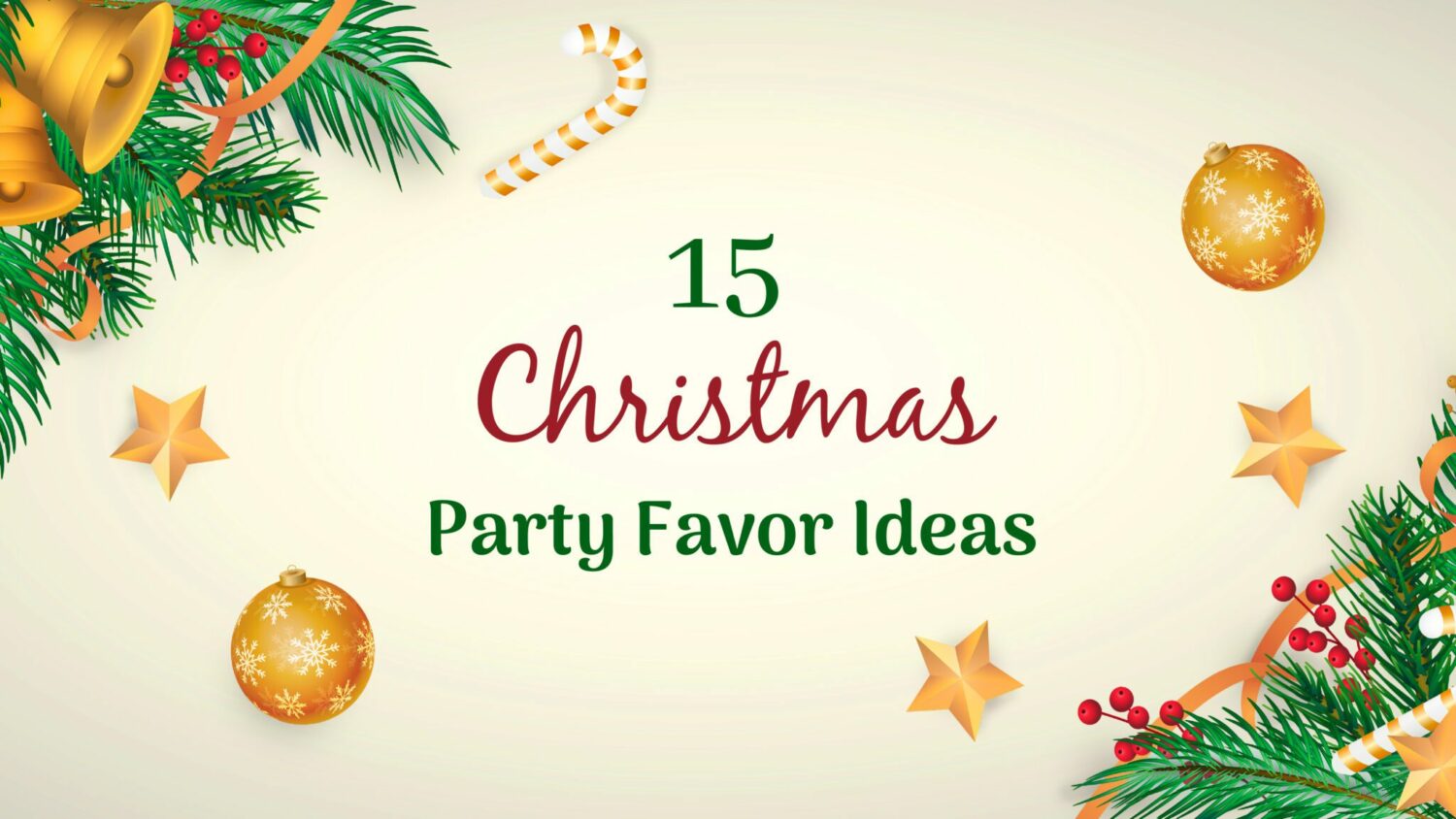 Christmas Party Favor Ideas Banner