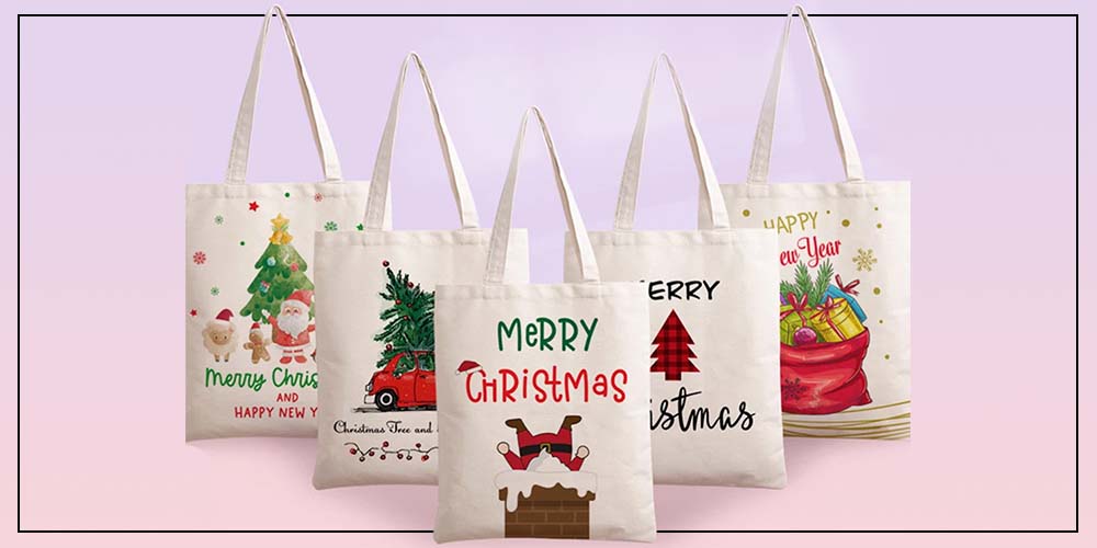Christmas Tote Bags Party Favor