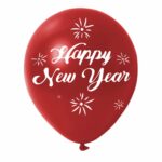 Custom Balloons For New Year - Red