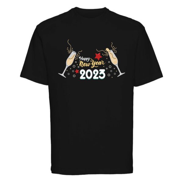 Custom New Year Shirts Black