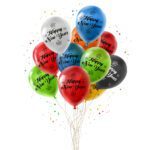 Buy Latex New Year Balloons Customized in Bulk