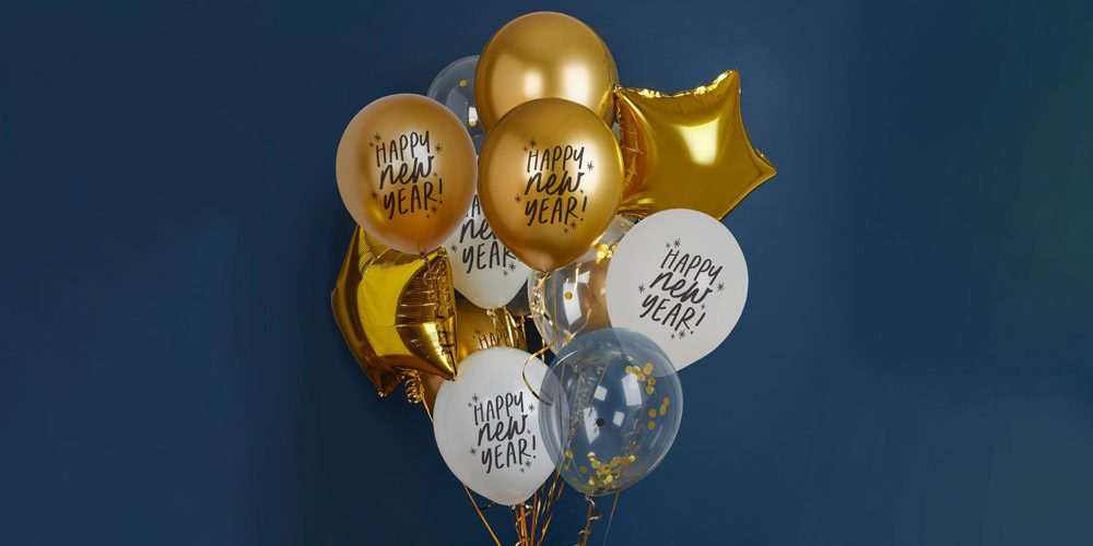 New Year Balloons