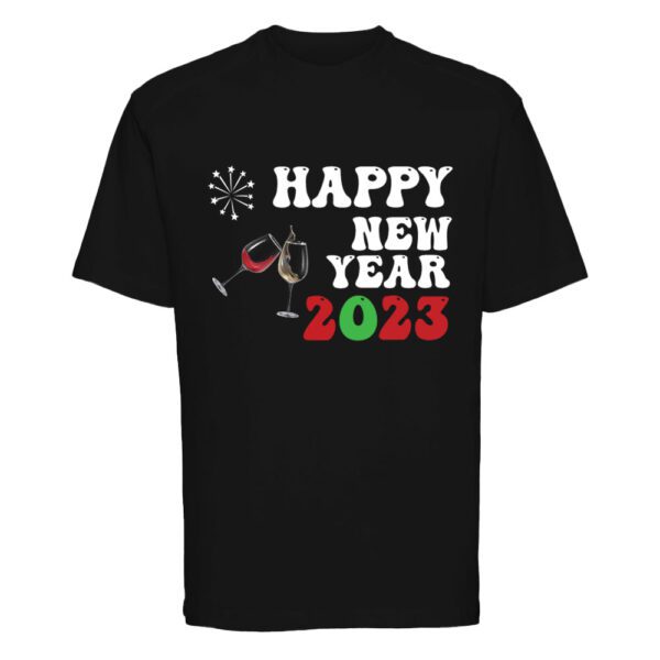 Personalized New Year Shirts Black