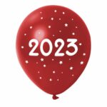 Red Custom New Year Balloons