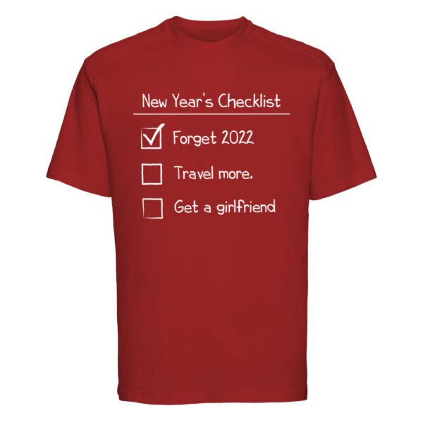 Red New Year Shirts Customized