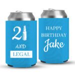 21st Birthday koozies-03-Cyan