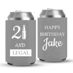 21st Birthday koozies-03-Grey