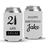 21st Birthday koozies-03-White