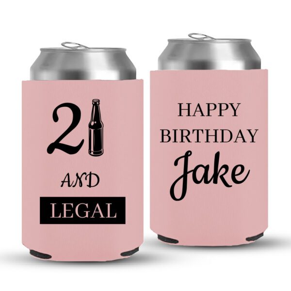 21st Birthday koozies-03-baby pink