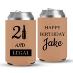 21st Birthday koozies-03-light brown