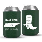 21st Birthday koozies-04-Green
