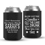21st Birthday koozies-05-Black