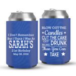 21st Birthday koozies-05-Blue