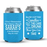 21st Birthday koozies-05-Cyan