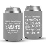21st Birthday koozies-05-Grey