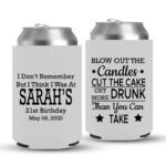 21st Birthday koozies-05-White
