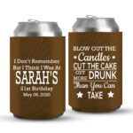 21st Birthday koozies-05-dark brown