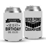 21st Birthday koozies-06-White
