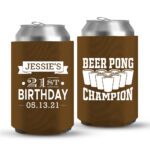 21st Birthday koozies-06-dark brown