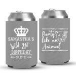 21st Birthday koozies-07-Grey