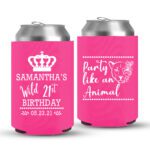 21st Birthday koozies-07-Pink