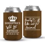 21st Birthday koozies-07-dark brown
