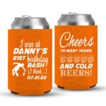 21st Birthday koozies-08-Orange