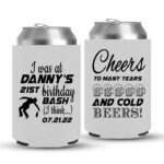 21st Birthday koozies-08-White
