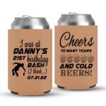 21st Birthday koozies-08-light brown