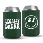 21st Birthday koozies-10-Green