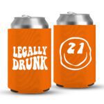 21st Birthday koozies-10-Orange